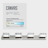 Isabella 4-Light Crystal Design LED Vanity Light Fixture, Chrome R5S7 - product image 5
