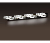 Isabella 4-Light Crystal Design LED Vanity Light Fixture, Chrome R5S7 - product image 7