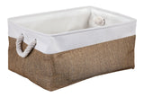 Olivia Two-Toned Fabric Square Storage Basket I7Y9 - product image 1