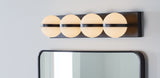 Orion 4-Light Vanity with Acrylic Glass, Black, 25-in Y1K6 - product image 6