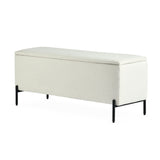 Picton Storage Bench, White O7V2 - product image 1