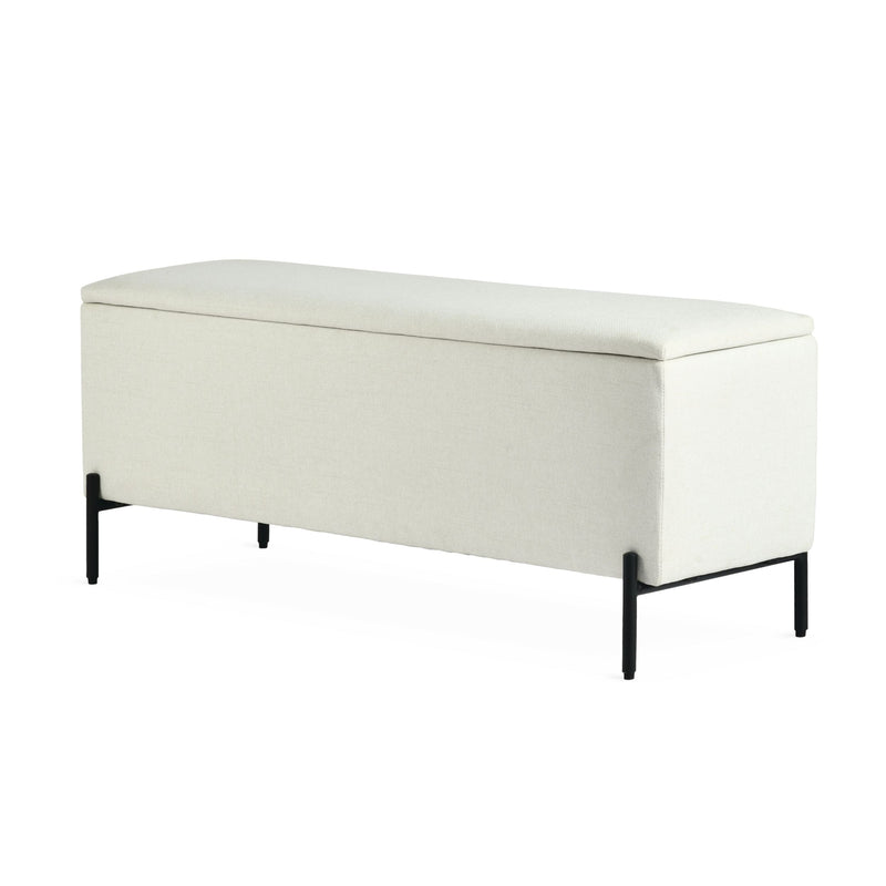 Picton Storage Bench, White O7V2