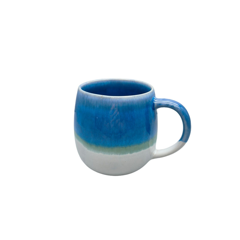 React Glaze Stoneware Mug, 20-oz, Blue V6L2