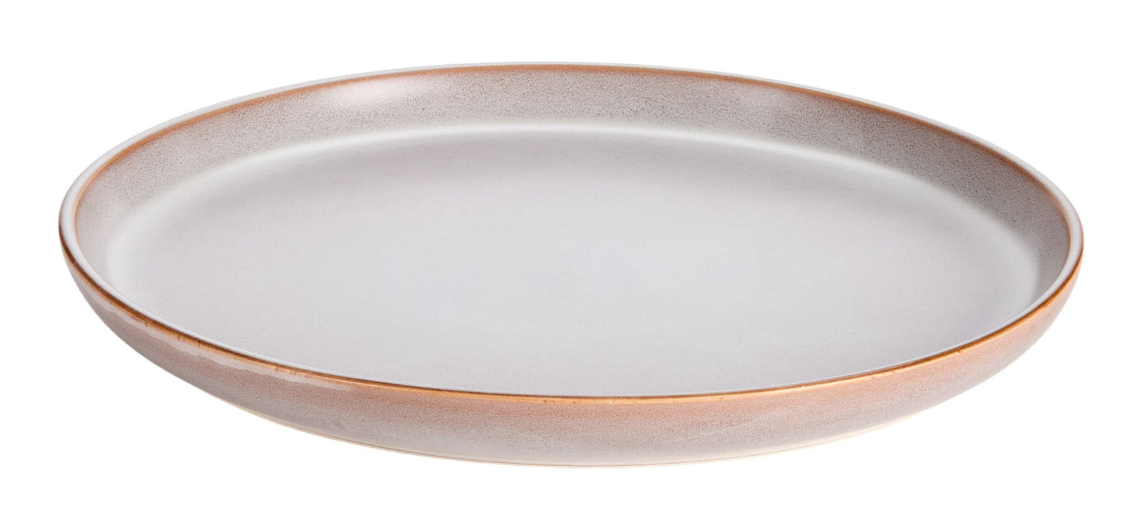 Reactive Glaze Dinner Plate, 1-pc, White H2Z2 - product image 1