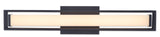 Slade 1-Light Integrated LED Vanity Light, Black, 24-in I3O7 - product image 1