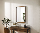 Springside Pearwood Rectangular Wall Mirror, Brown, 24 x 36-in W2D0 - product image 8