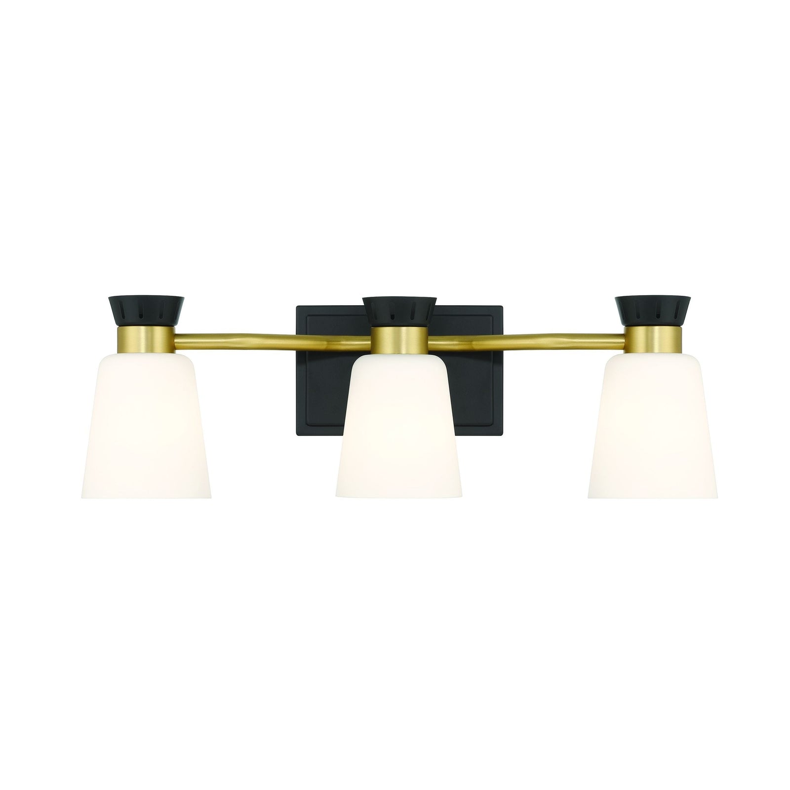Springwater 3-Light Vanity with Opal Glass, Black W4G6 - product image 4