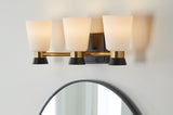 Springwater 3-Light Vanity with Opal Glass, Black W4G6 - product image 5