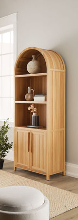 Stratford Arched Bookcase, Oak A5I3 - product image 4