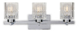 Waverly 3-Light Vanity Light Fixture with Clear Glass Shades, Chrome Z9E1 - product image 1