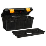 Portable Plastic Tool Box with Removable Tray, 17-in Z9Y6 - product image 4