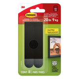 20-lb Black Picture Hanging Strips Value Pack, 17217BLK-8EF | 8 Pairs, X-Large Strips G0S5 - product image 1