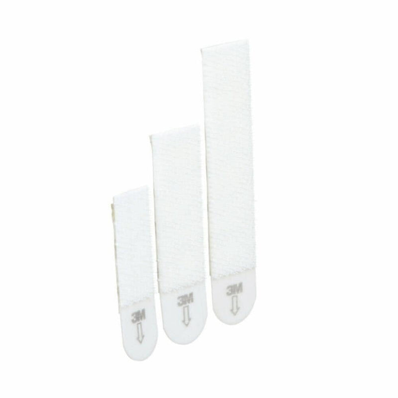 Adhesive Picture Hanging Strips Big Pack, White, 4-lbs to 16-lbs, Assorted Sizes, 34 Strips per Pack X8P5
