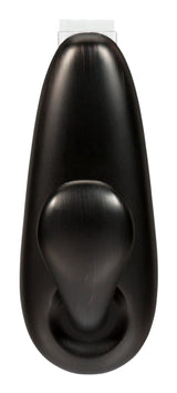 Large Decorative Metallic Hook with Adhesive Strips, Oil Rubbed Bronze, 5-lbs, 1 Strip per Pack U5D1 - product image 1