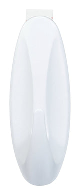 Large Designer Hook with Adhesive Strips, White, 5-lbs, 1 Strip per Pack F0I4 - product image 1