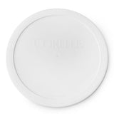 Plastic Round Bowl Lid Cover, Fits 28-oz, White W1H0 - product image 1