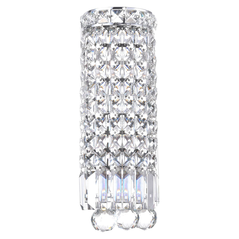 Lighting Colosseum Round Bathroom Wall Sconce, Chrome M6T2