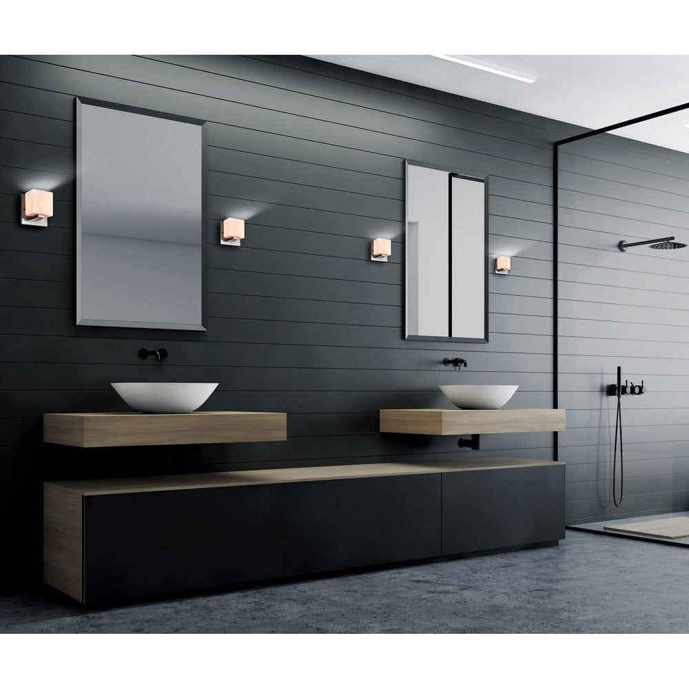 Lighting Cristini 1-Light Nickel Bathroom Sconce H6V8 - product image 4