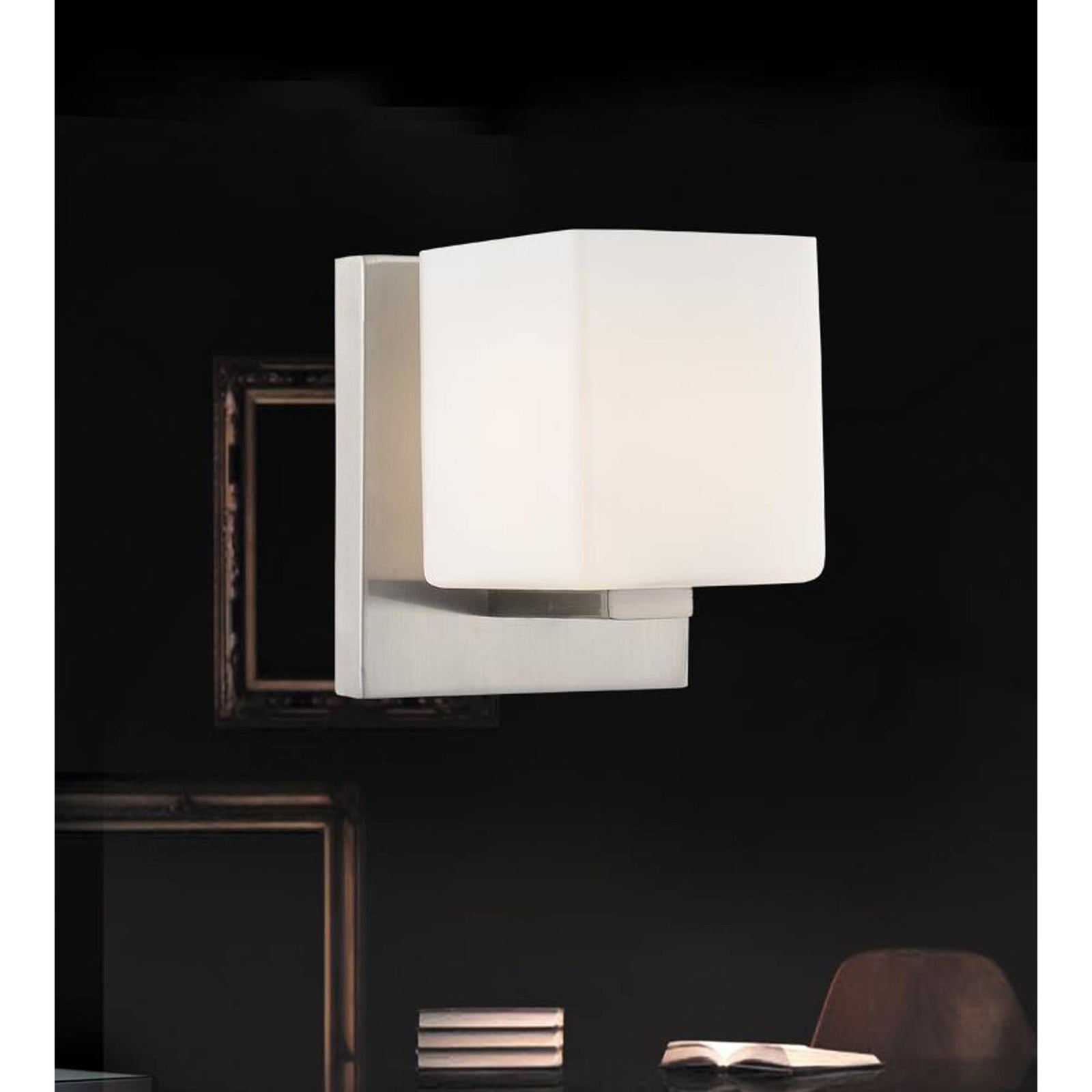 Lighting Cristini 1-Light Nickel Bathroom Sconce E5P6 - product image 5
