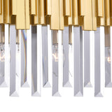Lighting Deco 3-Light Medallion Gold Vanity Light J2F5 - product image 5