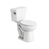 2-Piece Round Toilet Bowl with Soft Close, White, 4.8-L, Single Flush J0E5 - product image 1