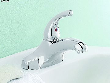 Plymouth Single Handle 4-in Centreset Bathroom Sink Faucet with Pop-Up Drain, Chrome Q0Z4 - product image 3