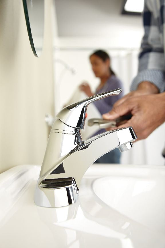Renovate Single Handle Bathroom Sink Faucet, 4-in Centerset, Chrome R4A9 - product image 3