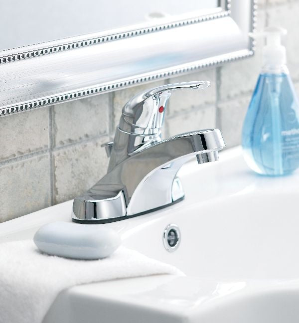Renovate Single Handle Bathroom Sink Faucet, 4-in Centerset, Chrome R4A9 - product image 4
