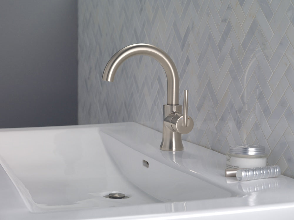 1-Handle High-Arc Lavatory Faucet, Stainless W8B8 - product image 3