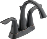 Faucet Lahara Double Handle Rigid Spout 4-in Centerset Bathroom Sink Faucet, WaterSense Certified, Venetian Bronze D2M2 - product image 1
