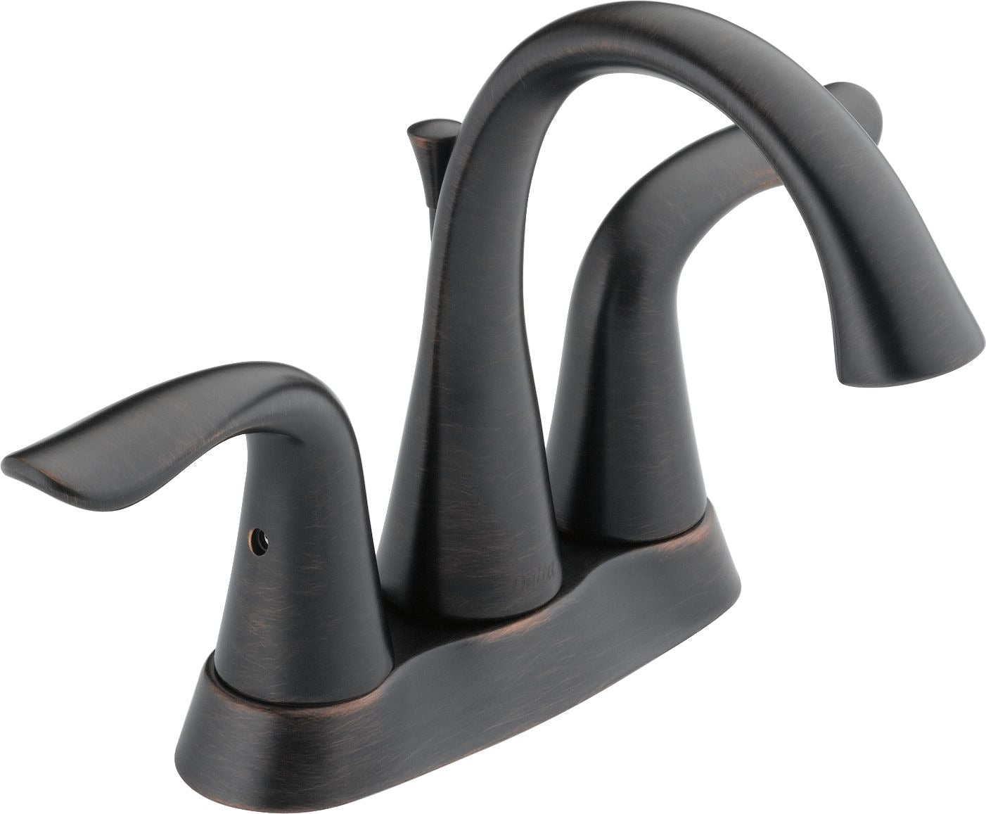 Faucet Lahara Double Handle Rigid Spout 4-in Centerset Bathroom Sink Faucet, WaterSense Certified, Venetian Bronze D2M2 - product image 1