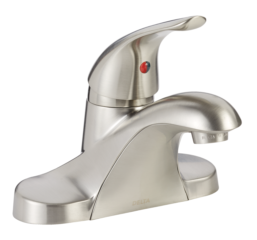 Faucet Principals Single Handle 4-in Centreset Bathroom Sink Faucet, WaterSense Certified, Brushed Nickel R2U0 - product image 2