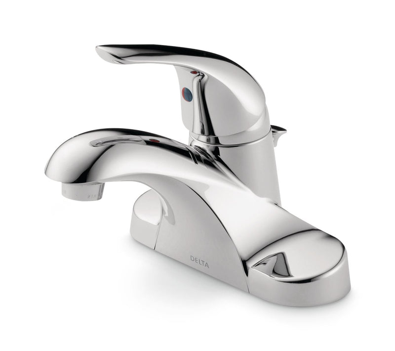 Faucet Principals Single Handle Bathroom Sink Faucet, WaterSense Certified, Chrome S4I9