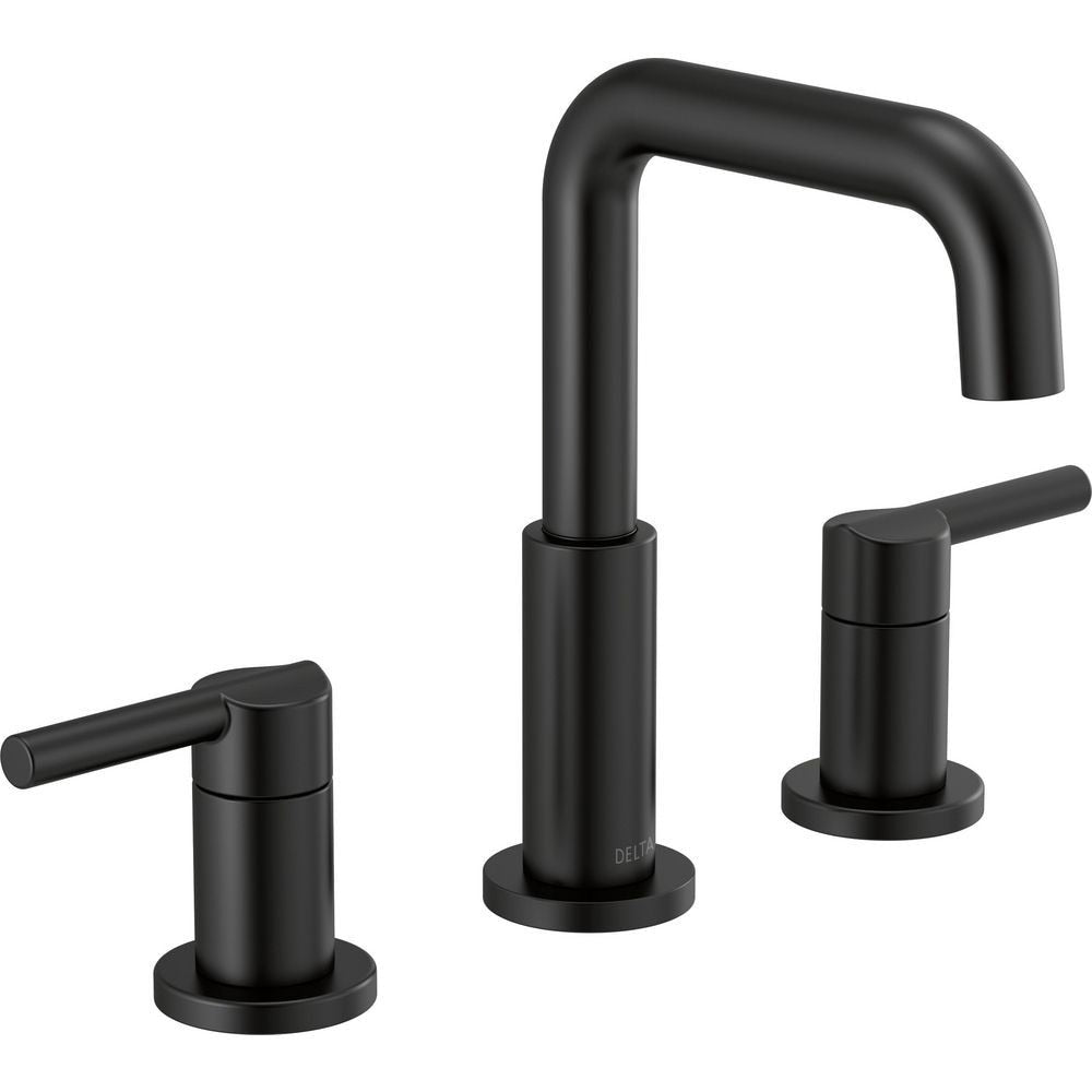Two Handle Widespread Bathroom Faucet, Matte Black W2E1 - product image 1