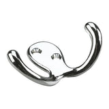 Double Wardrobe Hook, Chrome, 4pk Z2S8 - product image 1