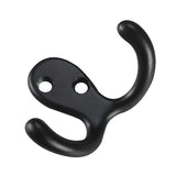 Double Wardrobe Hook, Matte Black, 4pk Y0V7 - product image 1