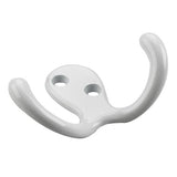 Double Wardrobe Hook, White, 4pk J6U4 - product image 1