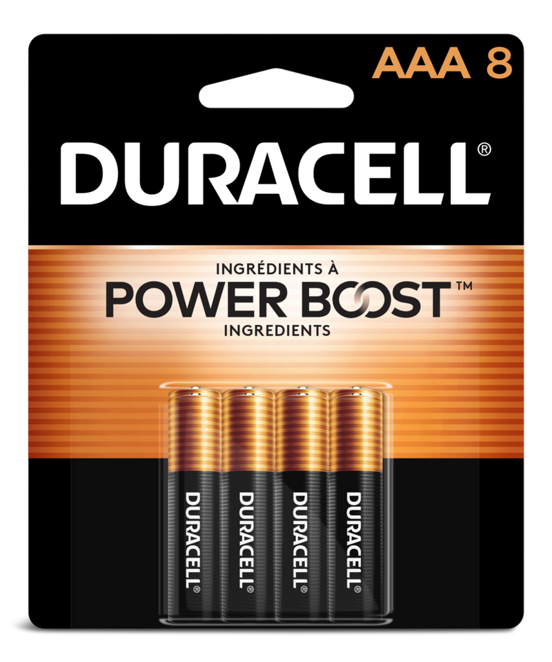 Coppertop AAA Alkaline Batteries, All Purpose, 8-pk S1W3