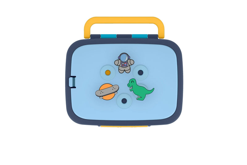 Benn Kids' Lunch Box with Quick Fill Lid, Assorted Colours, 3.6-Cups A8L0