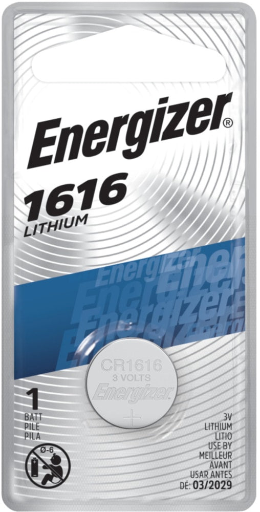 1-pk CR1616 DL1616 3V / 3 Volt Lithium Coin Cell Battery, Long Lasting, All Purpose F4A1