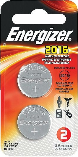 CR2016 3V / 3 Volt Lithium Coin Cell Batteries for Watches & Electronics, 2-pk B3M5 - product image 3