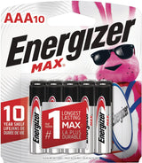 Max 10-pk AAA Alkaline Batteries, Long Lasting, All Purpose C9X0 - product image 1