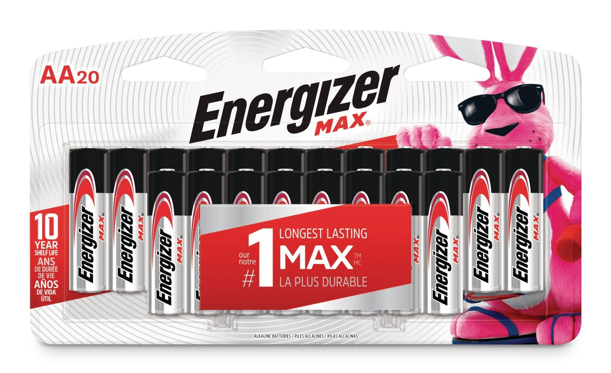 Max 20-pk AA Alkaline Batteries, Long Lasting, All Purpose V9G3 - product image 2