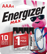 Max 4-pk AAA Alkaline Batteries, Long Lasting, All Purpose M5A2 - product image 2