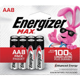 Max 8-pk AA Alkaline Batteries, Long Lasting, All Purpose E6D7 - product image 1