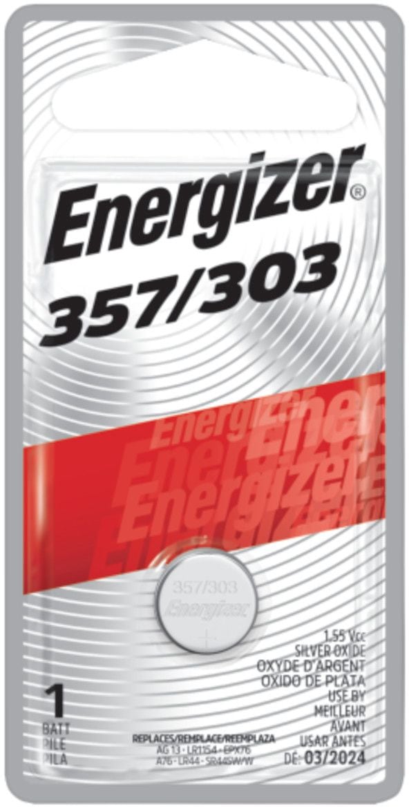 Silver Oxide 1-pk 357 LR44 AG13 303 A76 1.5V / 1.5 Volt Button Coin Cell Battery J2A8 - product image 1