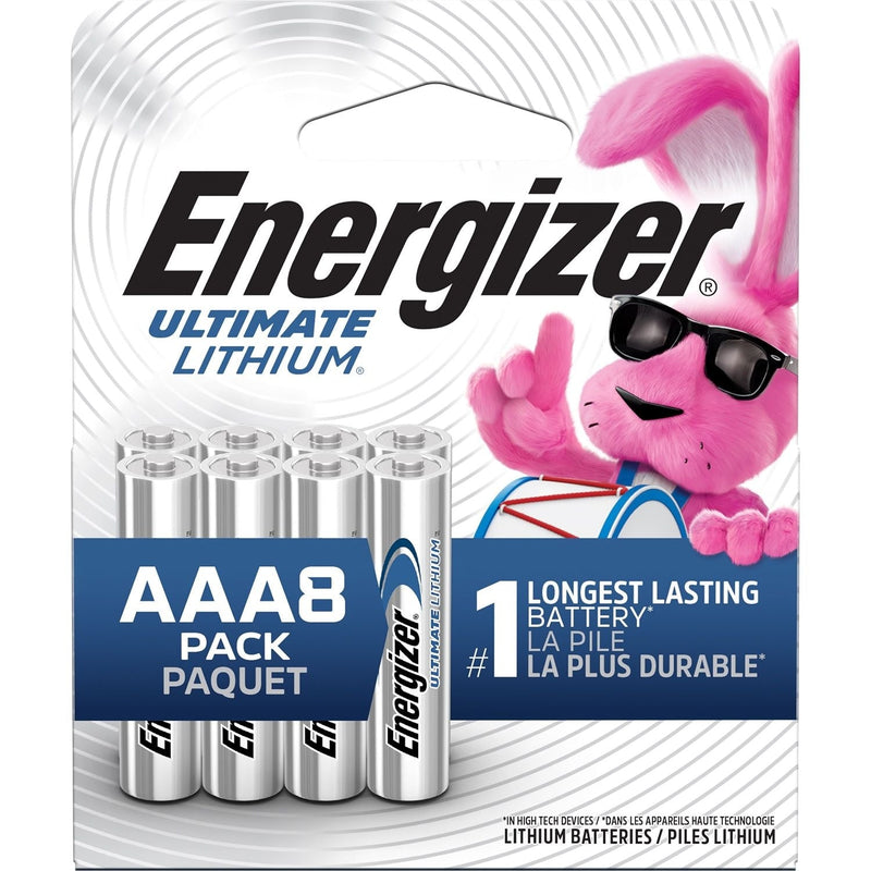 Ultimate Lithium AAA Batteries, 8-pk X7X5
