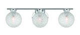 3-Light Chrome Vanity Light with Diamond Shades T4H3 - product image 7