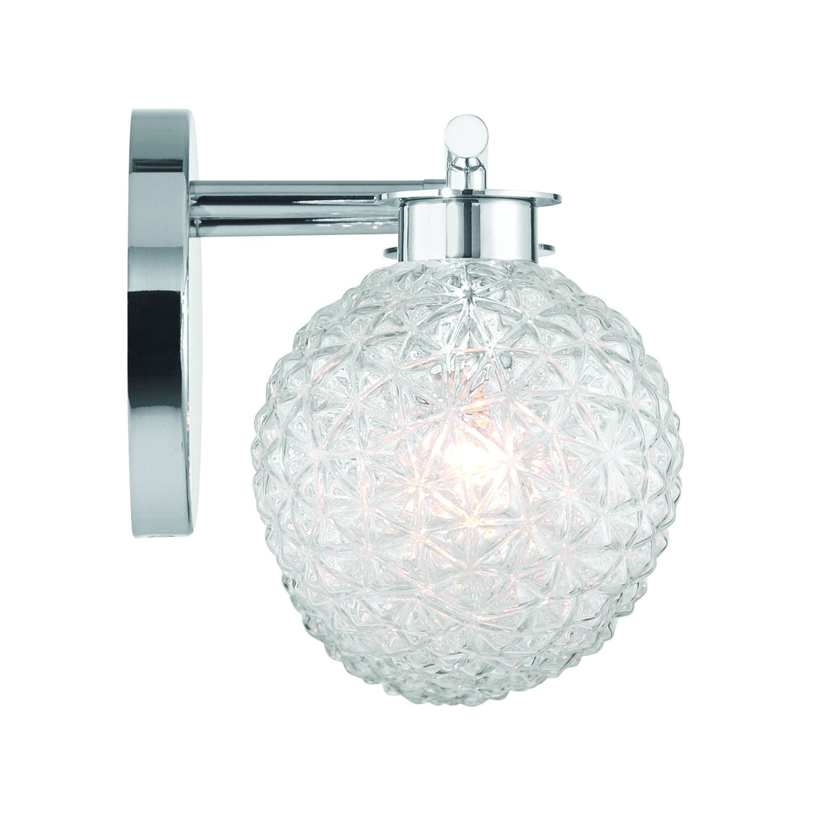 3-Light Chrome Vanity Light with Diamond Shades J2L4 - product image 8
