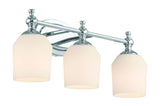 3 Light Vanity Light with Etched Shades B1V0 - product image 1